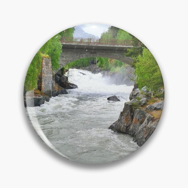Item preview, Prestfossen waterfall in Lom, Norway designed and sold by TravCostas.