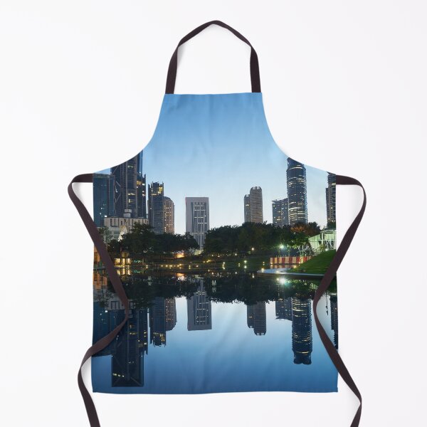 Item preview, Kuala Lumpur city downtown at before sunrise designed and sold by TravelDrone.