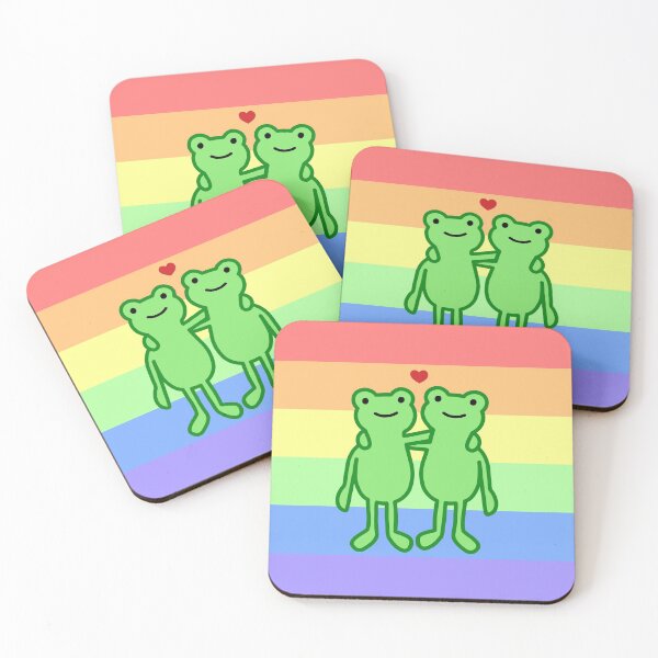 Item preview, froggy pride friends rainbow frogs designed and sold by naanlin.