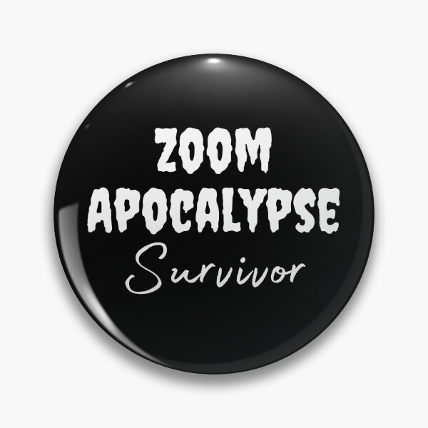 Artikelvorschau, Zoom Apocalypse Survivor | Lustiges Zoom-Design | Zoom-Anruf entworfen und verkauft von Presto Prints Design.