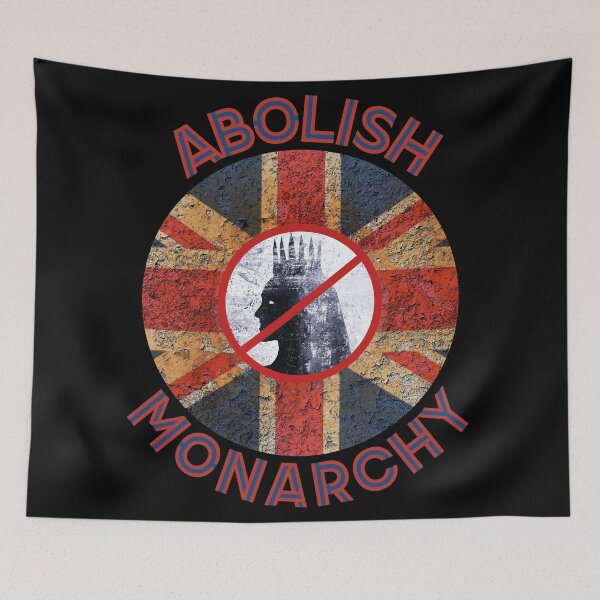 Item preview, Abolish the Monarchy Distressed British Flag designed and sold by Try-It.