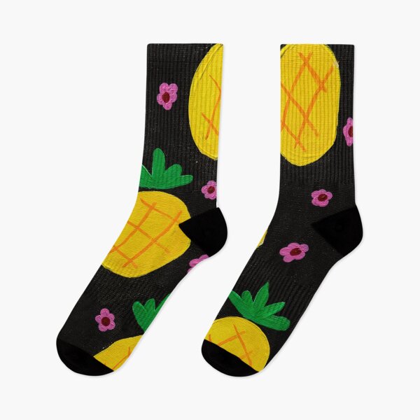 Aperçu de l'œuvre Pop art ananas peint à la main créée et vendue par waterlily-joy.
