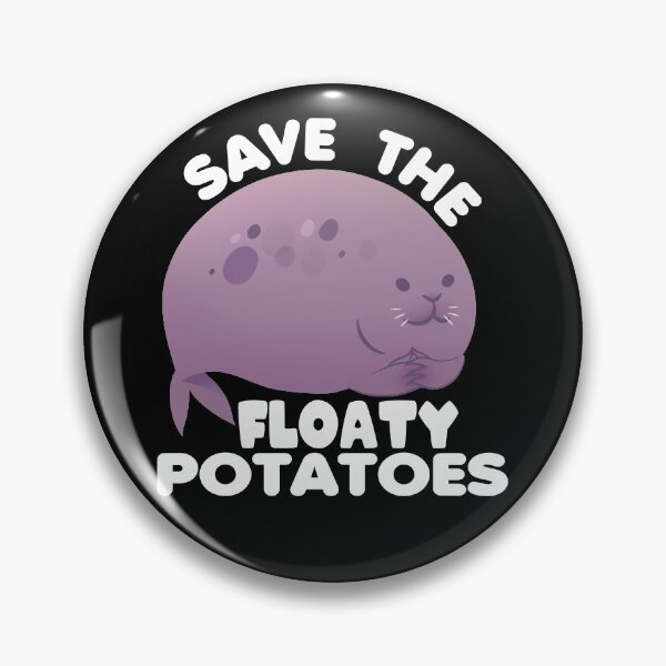 Artikelvorschau, Speichern Sie die Floaty Potatoes Funny Manatee entworfen und verkauft von YueHeng Creates ⭐⭐⭐⭐⭐.