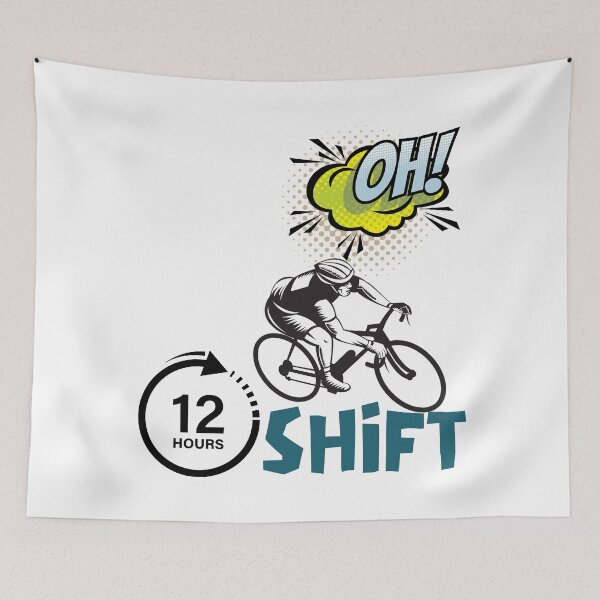 Item preview, Oh shift 12 hours designed and sold by dogcuddleralert.