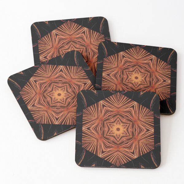 Item preview, A Kaleidoscope of Orange and Bright Stars designed and sold by kristimb.