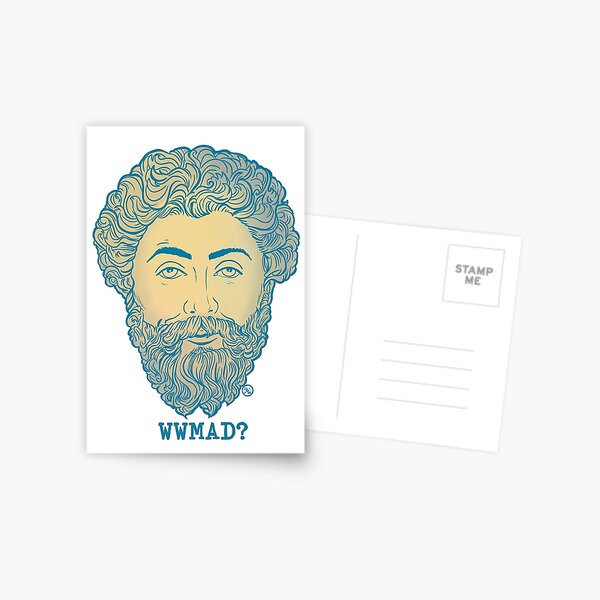 Item preview, WWMD? (What Would Marcus Aurelius Do) designed and sold by ArchaeoArtist.