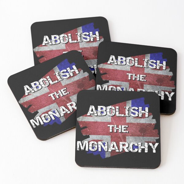 Item preview, Distressed UK Flag and Text - Abolish the Monarchy designed and sold by Try-It.