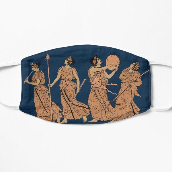 Dancing Maenads Flat Mask