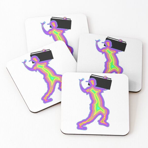 Item preview, 1980s Neon Silhouette with a Boombox designed and sold by Deborah Camp.