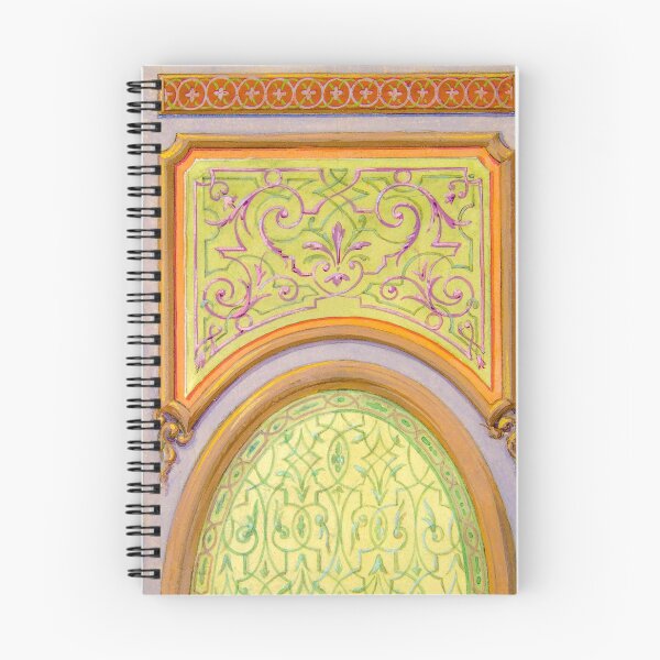 Item preview, Intricate pink and green design on a yellow background designed and sold by NrvousFella.