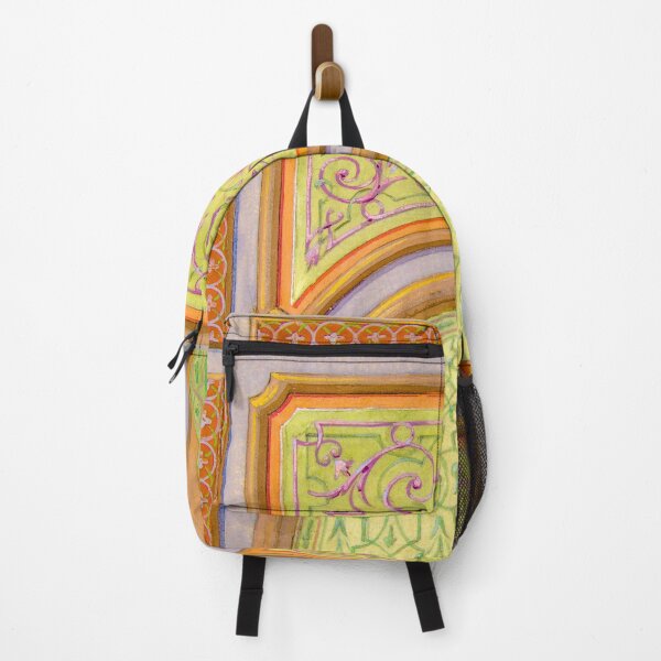 Item preview, Intricate pink and green design on a yellow background designed and sold by NrvousFella.