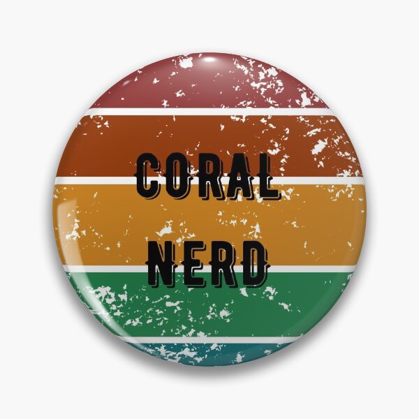 Item preview, Coral nerd in beautiful sunset circle retro style designed and sold by Learntobeamom.