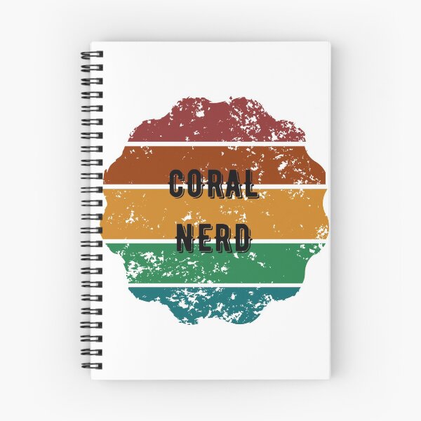 Item preview, Coral nerd in beautiful sunset circle retro style designed and sold by Learntobeamom.