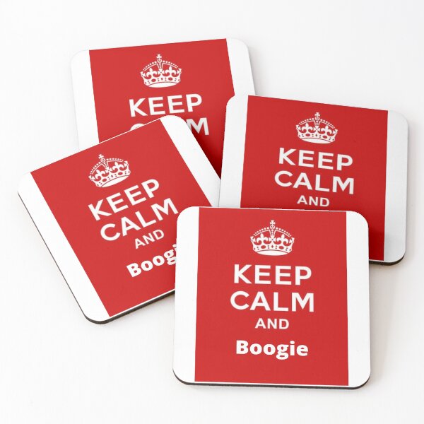 Item preview, keep calm and boogie designed and sold by BOSSERY.