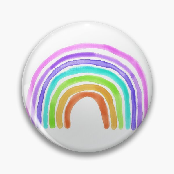 Item preview, Multicolor Rainbow Glitter Effect Whimsical Watercolor Painted designed and sold by CheriesArt.
