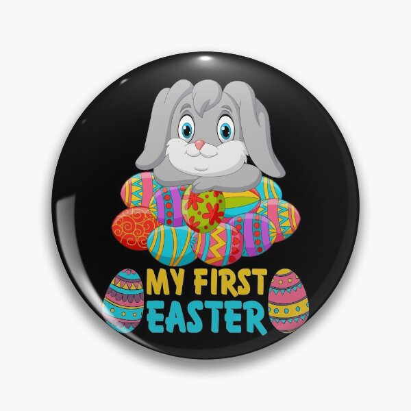 Item preview, My First Easter  Cute Easter Bunny Easter Eggs designed and sold by Renergie.