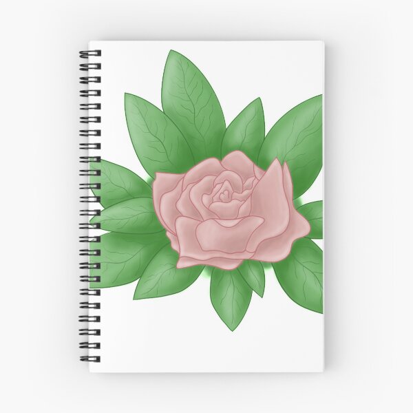 Item preview, soft pink rose with leaves designed and sold by Marinas-arts.