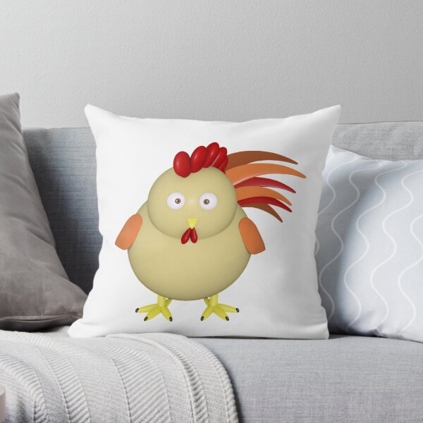 Cheeky Chicken Throw Pillow