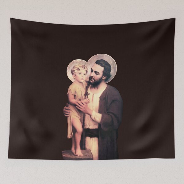 Item preview, Saint Joseph and baby Jesus - version 2 (transparent background design) designed and sold by Brasilia.