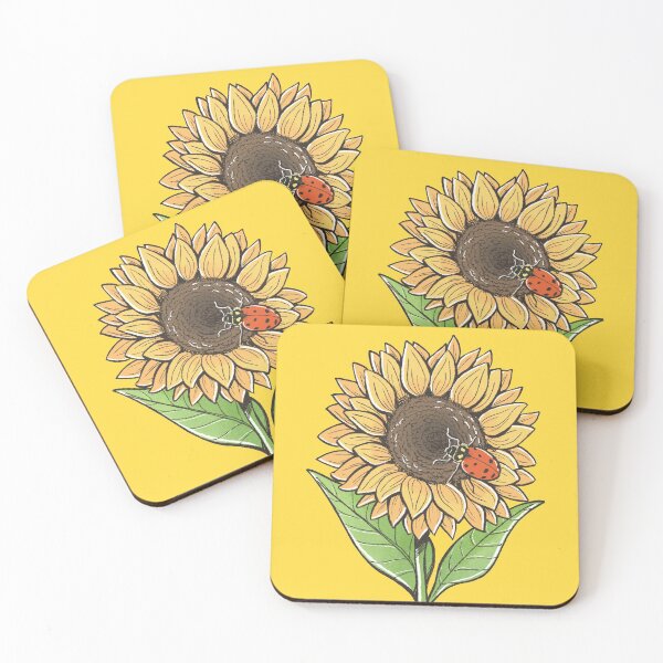 Item preview, Sunflower and Ladybug designed and sold by Weiliepew.