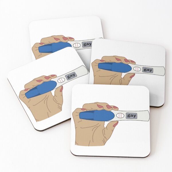 Item preview, born gay pregnancy test meme sticker designed and sold by Not a front for Large Explosives...
