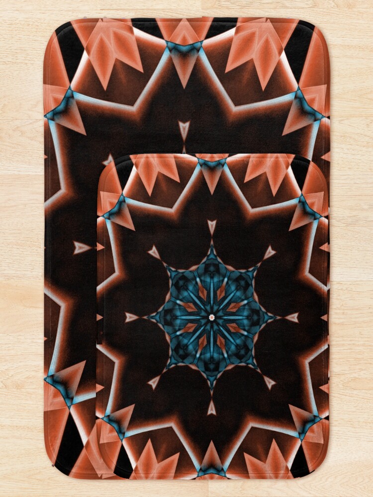 Thumbnail 5 of 6, Bath Mat, Smoke Design designed and sold by Ralad2021.