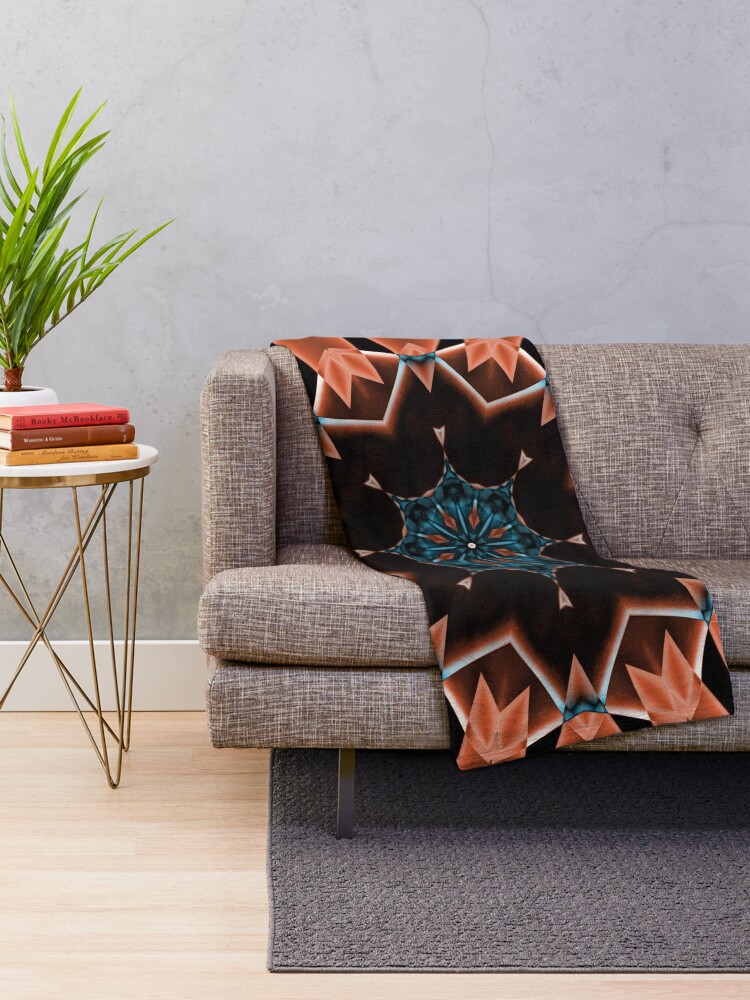 Thumbnail 2 of 6, Throw Blanket, Smoke Design designed and sold by Ralad2021.