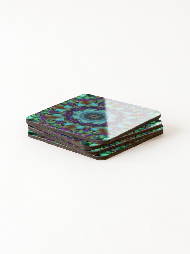 Thumbnail 4 of 5, Coasters (Set of 4), Smoke Design designed and sold by Ralad2021.