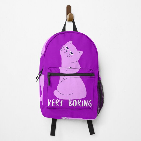 Item preview, Very Boring Cute Purple Cat Design  designed and sold by boopsblunt.