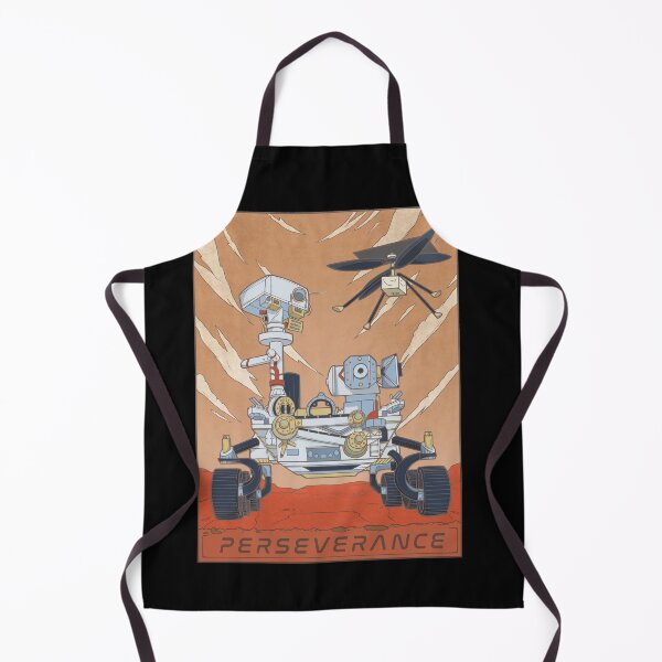 Item preview, Perseverance Mars Rover and Ingenuity Helicopter- A Space Illustration  designed and sold by stacree.