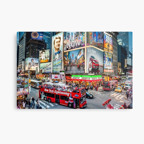 Times Square At Night II Special Edition II Metal Print