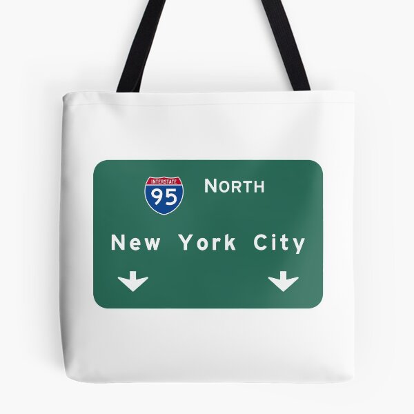 Item preview, New York City I-95 North Road Sign designed and sold by stuch.