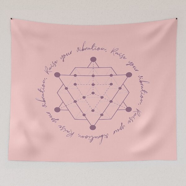 Item preview, Raise Your Vibration with the Merkaba (Mauve) designed and sold by squishyrainbow.