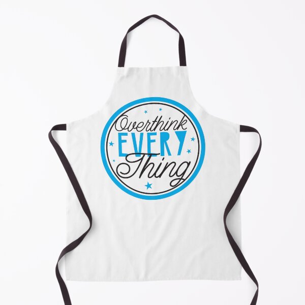 Item preview, OVERTHINK everything in a circle (dark) designed and sold by jazzydevil.