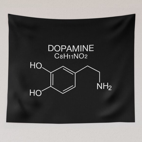 Item preview, DOPAMINE C8H11NO2-white- designed and sold by DRIPPED-STORE.