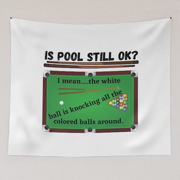 Item preview, pool table, mask, pillow, shirt, humorous shirt, funny pool table pillow,  designed and sold by prteacool.