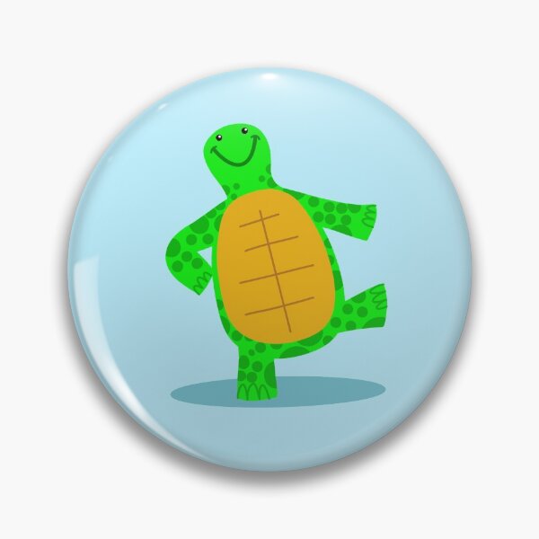 Item preview, Dancing green turtle designed and sold by jazzydevil.