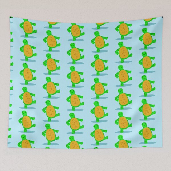 Item preview, Dancing green turtle designed and sold by jazzydevil.