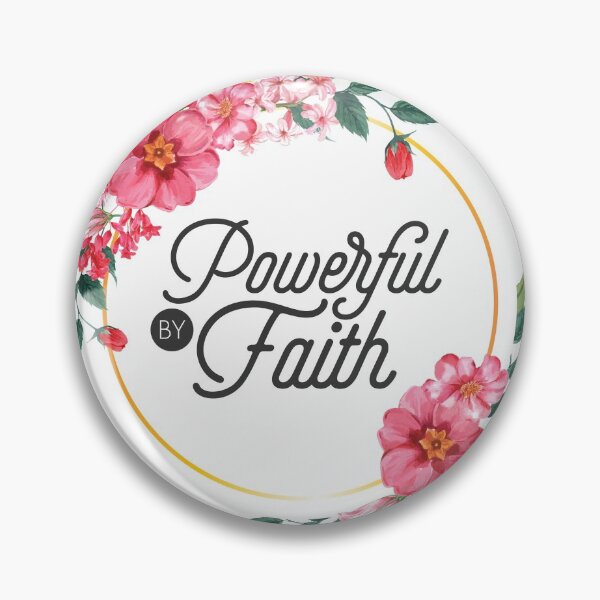 Item preview, JW Convention 2021 - POWERFUL BY FAITH designed and sold by KA DESIGNS.