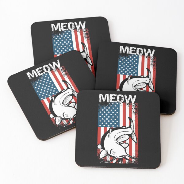 Item preview, Catfish American Flag Meow designed and sold by liftdesign.