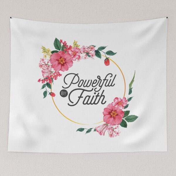 Item preview, JW Convention 2021 - POWERFUL BY FAITH designed and sold by KA DESIGNS.