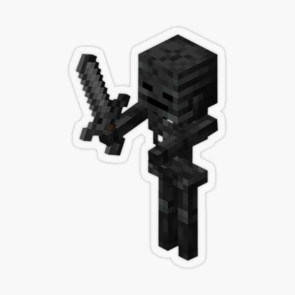 Wither Skeleton Transparent Sticker