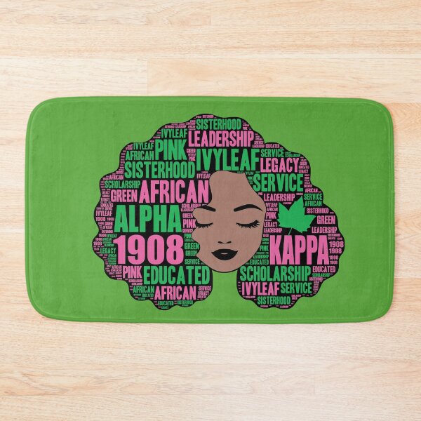 Item preview, Alpha 1908 Pink and Green Afro Hair designed and sold by suppershirts.