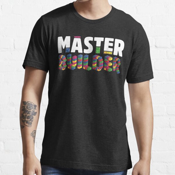 Master Builder T Shirts Redbubble - roblox wall builder