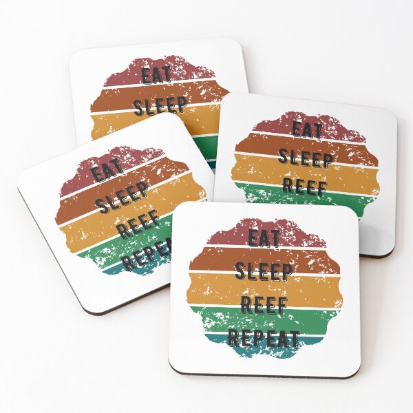 Item preview, Reef corals Worldwide coral aquarium addict hobby retro sunset circle designed and sold by Learntobeamom.