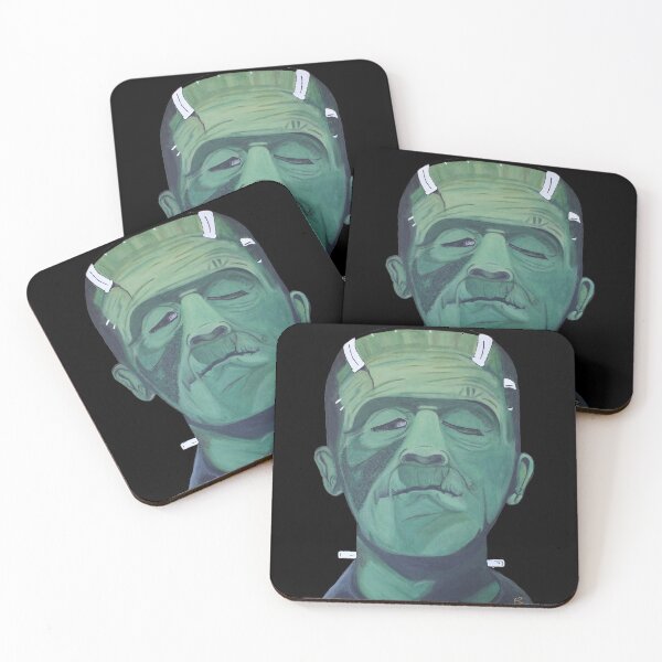 Item preview, Frankenstein's Monster Classic Horror Acylic Painting Monster  designed and sold by Coloursofchaos.
