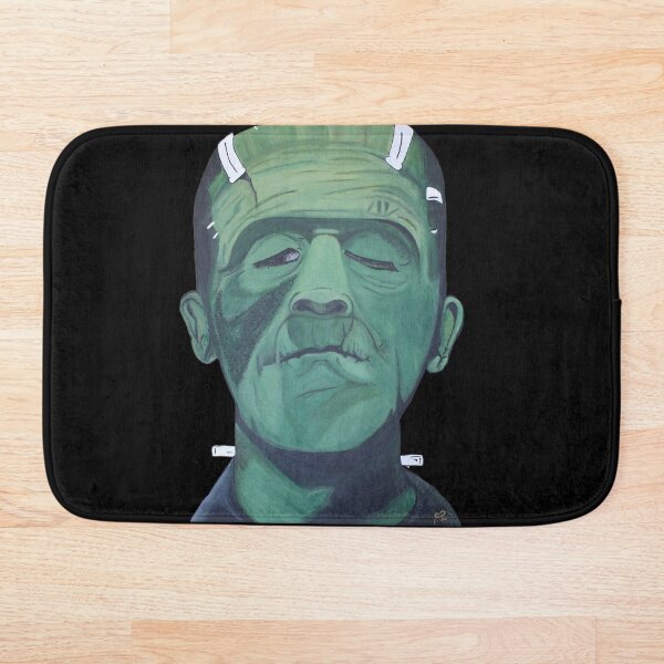 Item preview, Monstruo de Frankenstein Clásico Horror Pintura acrílica Monstruo designed and sold by Coloursofchaos.