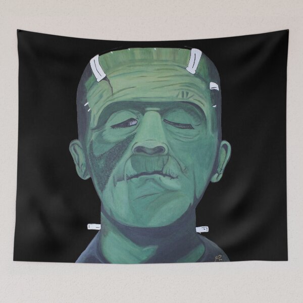 Item preview, Frankenstein's Monster Classic Horror Acylic Painting Monster  designed and sold by Coloursofchaos.