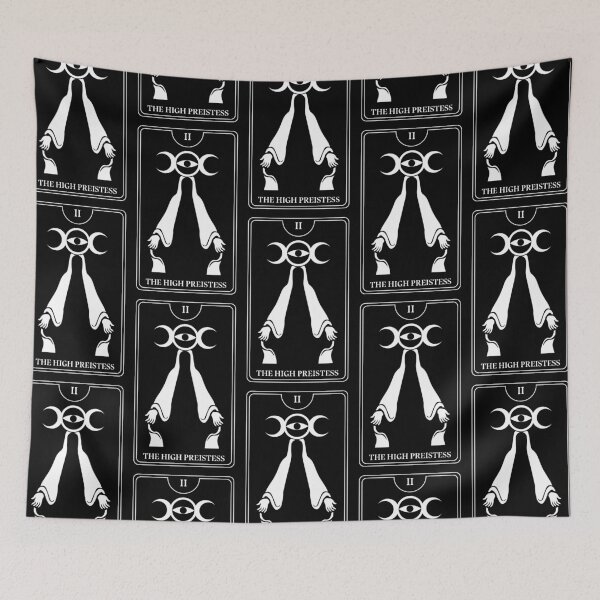 Item preview, The High Priestess - Recursive Tarot designed and sold by RecursiveDesign.