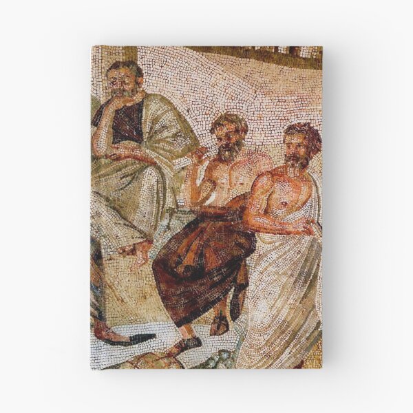Item preview, Plato’s academy mosaic from Pompeii designed and sold by DotorEaon.